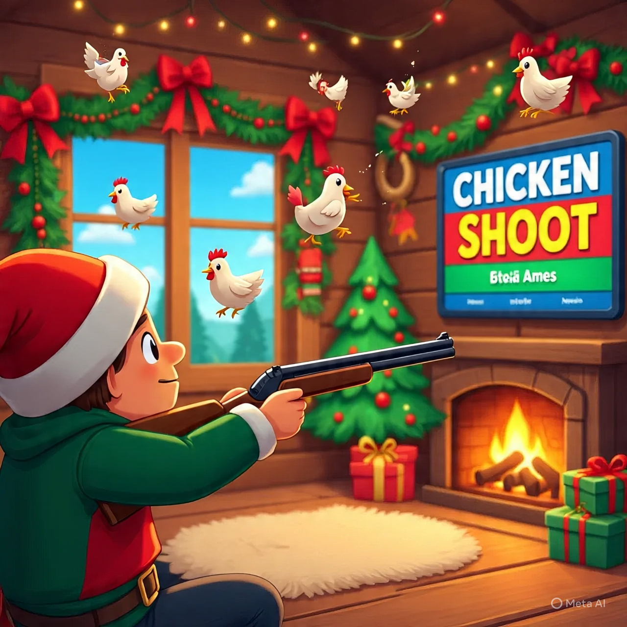 Christmas Chicken Shoot