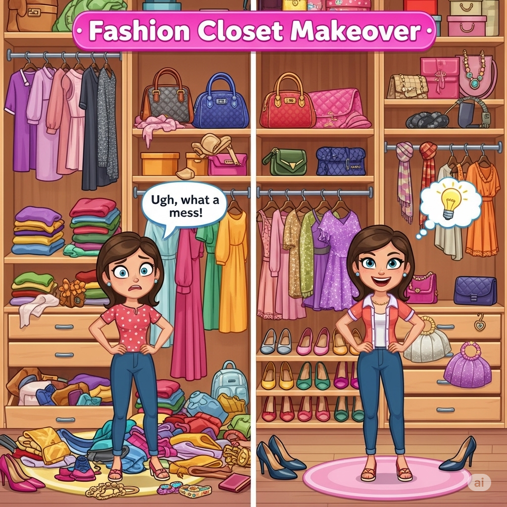 Fashion Closet Makeover