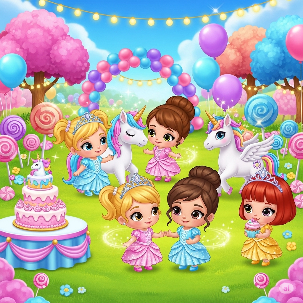 Baby Princesses Unicorn Party