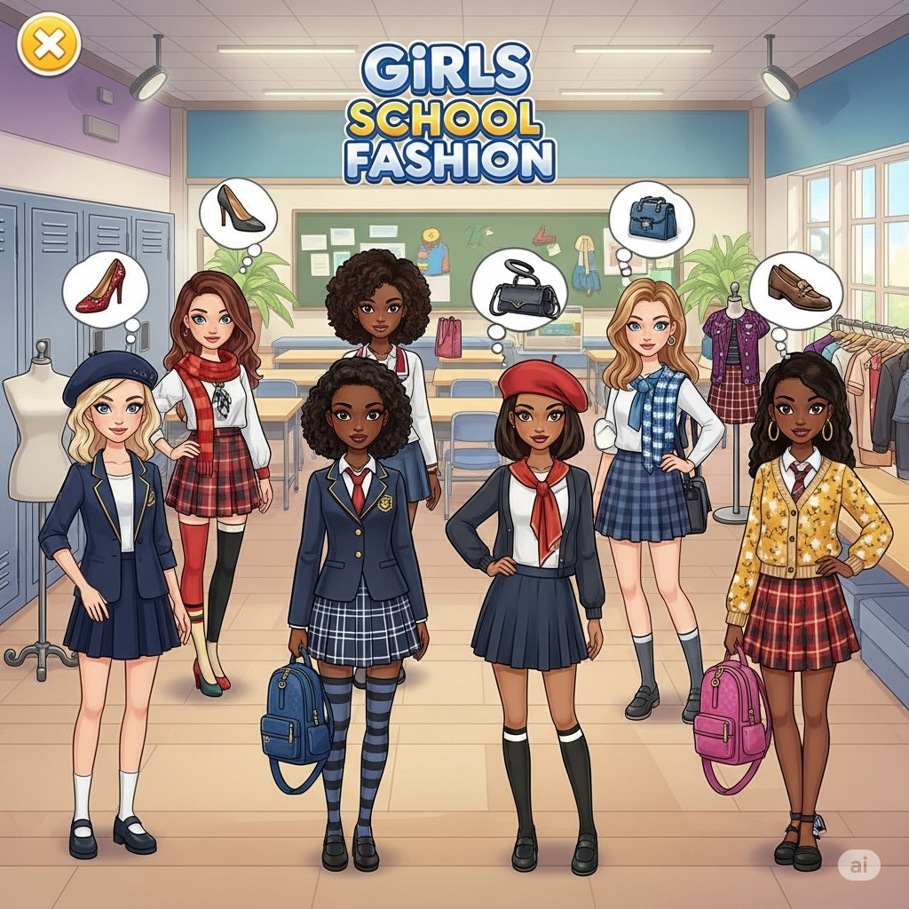 Girls School Fashion