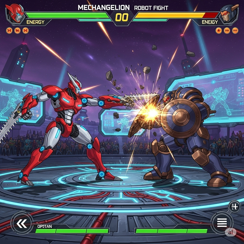 Mechangelion Robot Fight